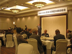 総会・懇親会①出井会長挨拶
