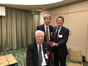 目黒理事長とともに:前列