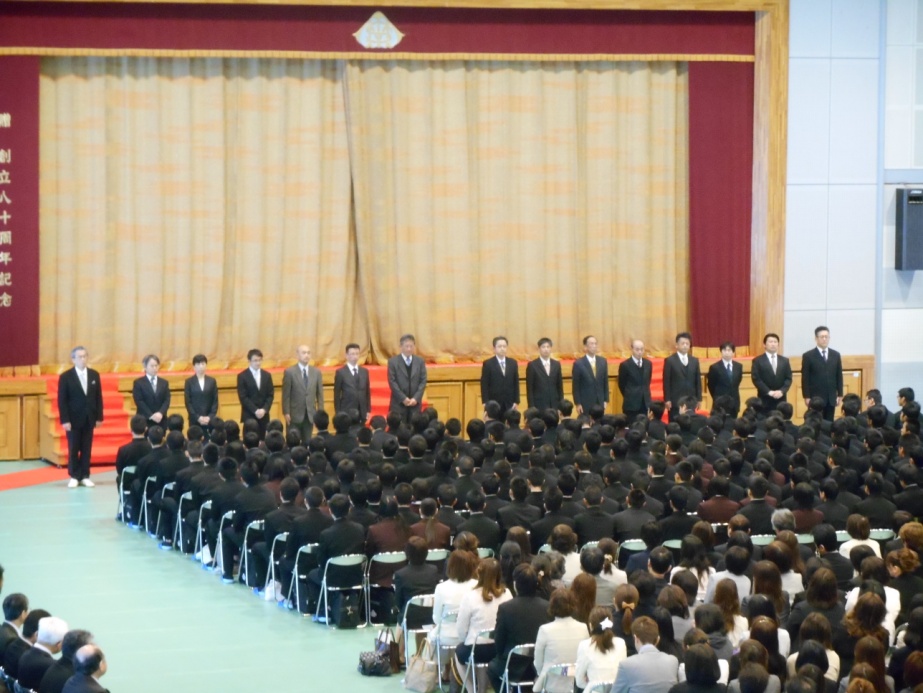 福岡県立三池工業高等学校同窓会「同帰会」 » 活動計画・活動報告 » 入学式