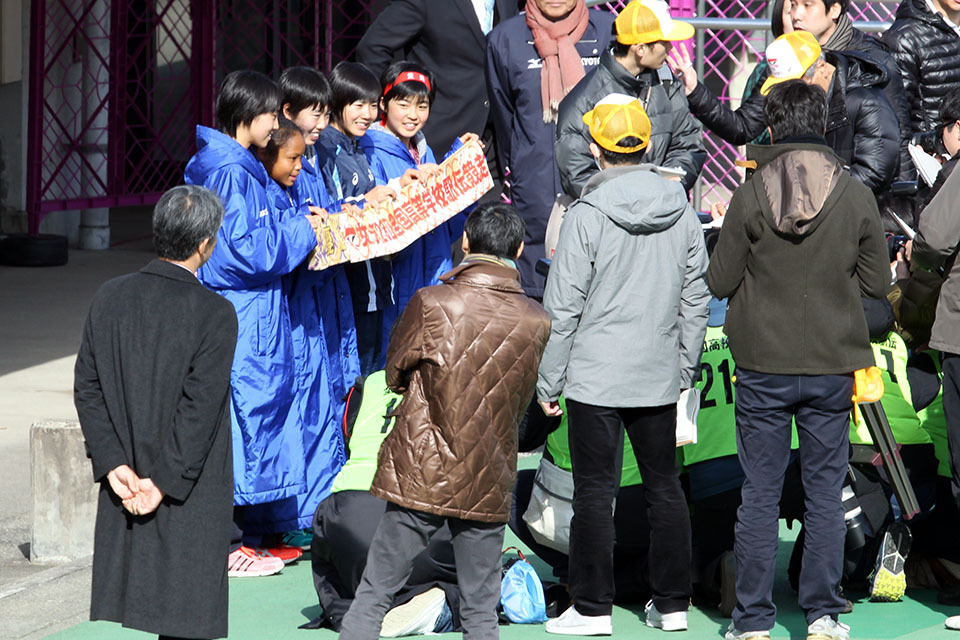 競技場にて