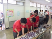 同窓会（紫陽会）のブースです。